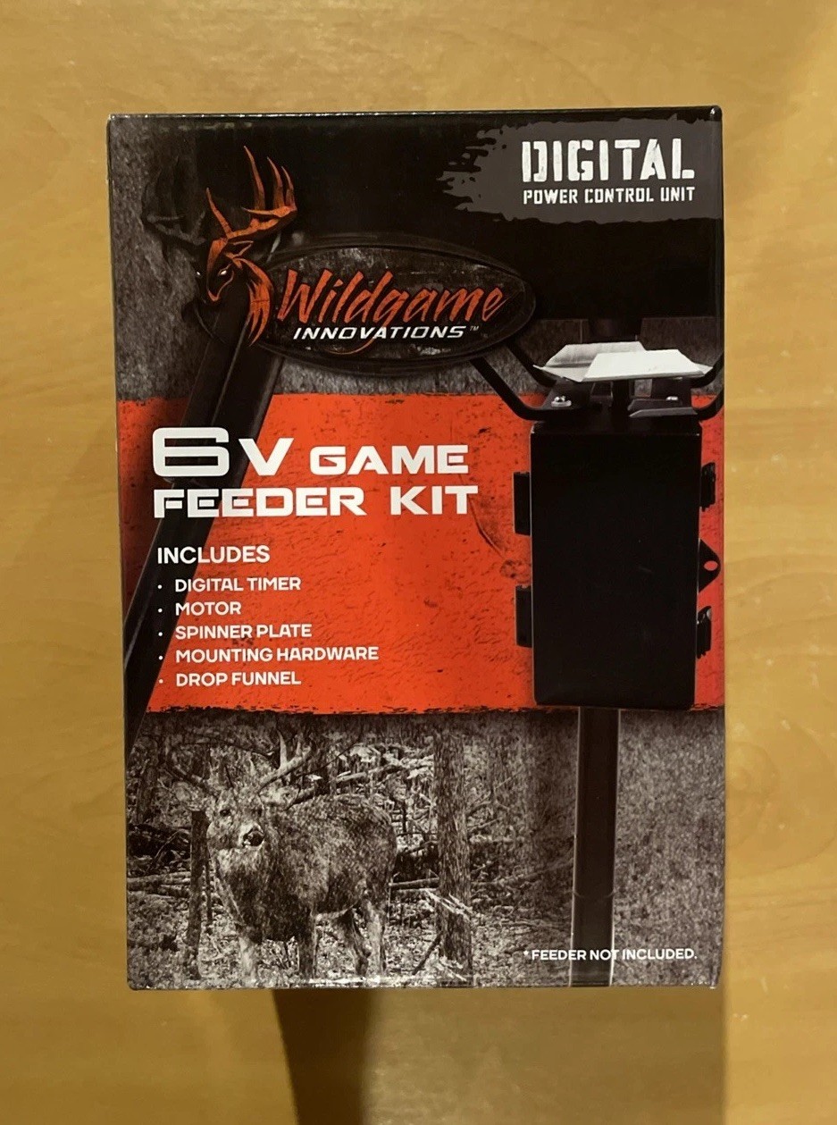 Wildgame Innovations Digital 6V Feeder Kit Control Unit T6DC Deer Hunting Turkey