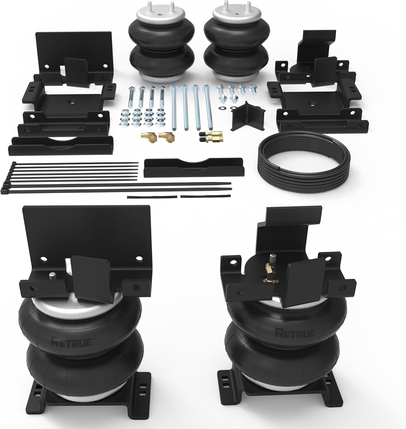 Rear Air Bags Suspension Kit for 2014-2026 RAM 2500 Truck Towing, 5000 Lbs of Lo