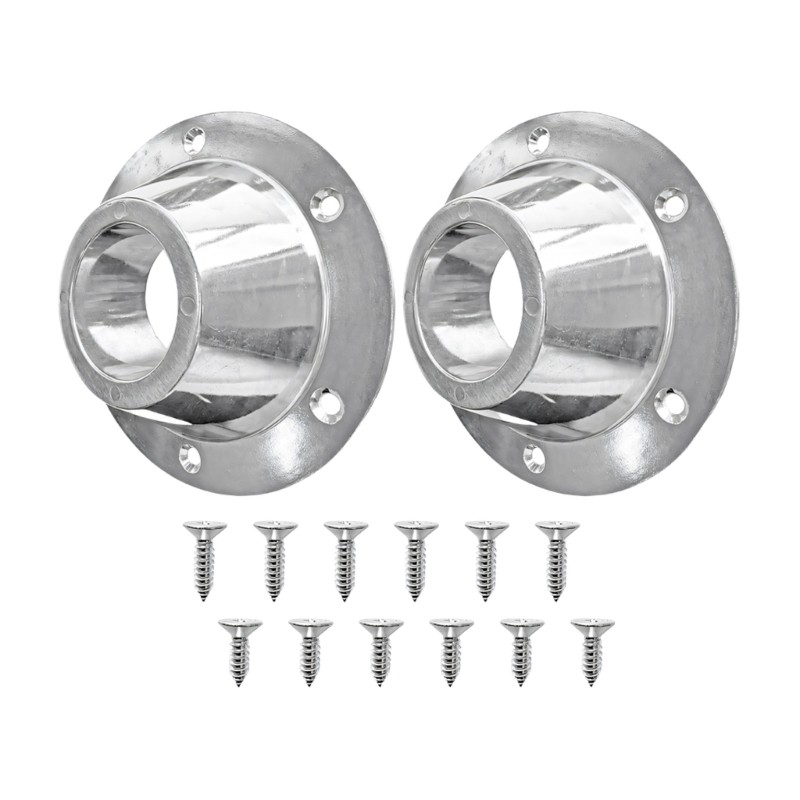 2Pcs Upgrades Table Base Mounting Flange with Screws Upgrades for Outdoor Use