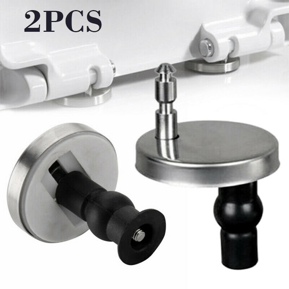 Toilet Seat Hinge Accessories 2PCS Fitting Heavy Duty Hinge Pair Parts