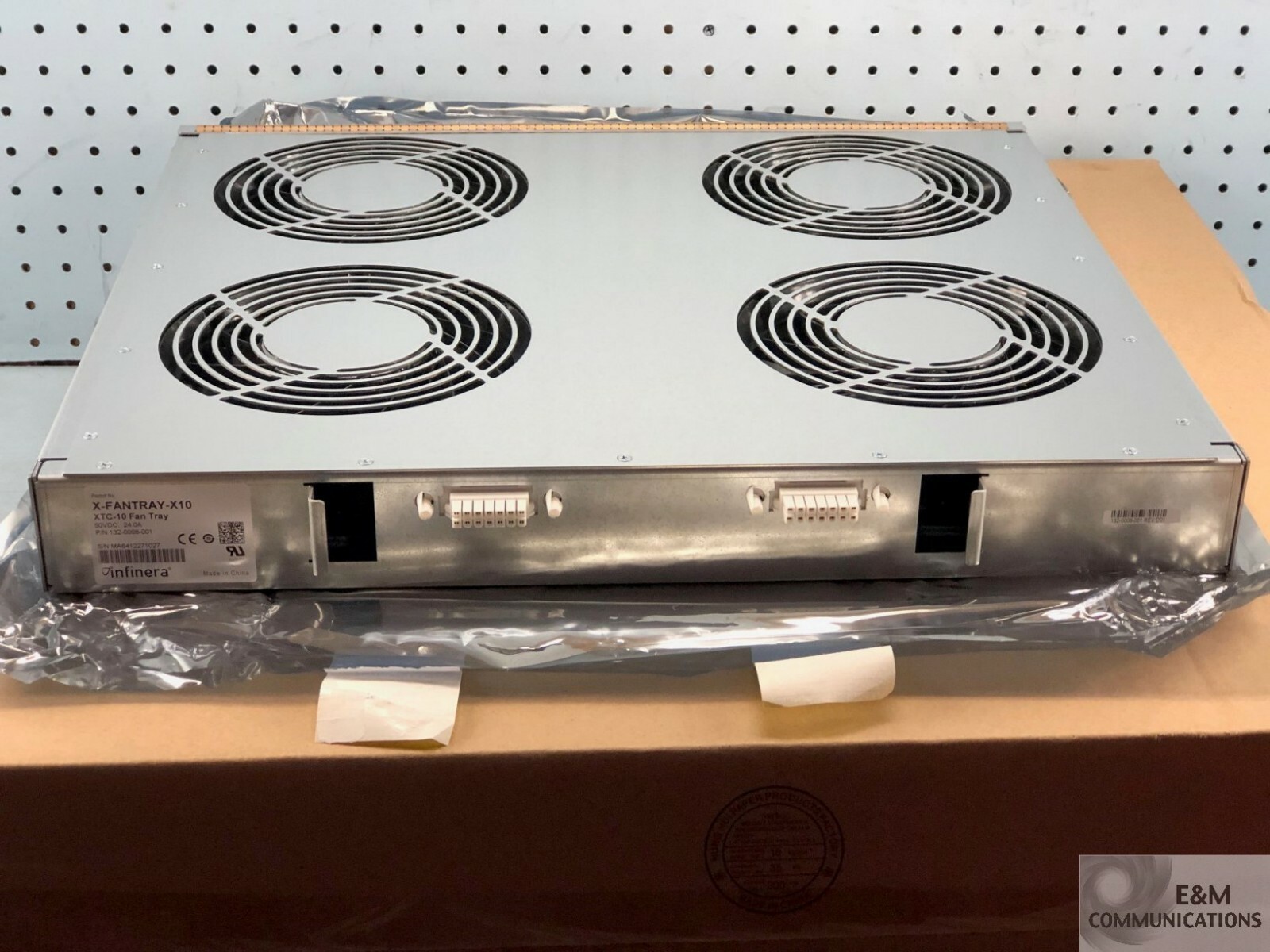 132-0008-001 INFINERA X-FANTRAY-X10 DTN-X XTC-10 50VDC 24.0A WOCUAYANAA