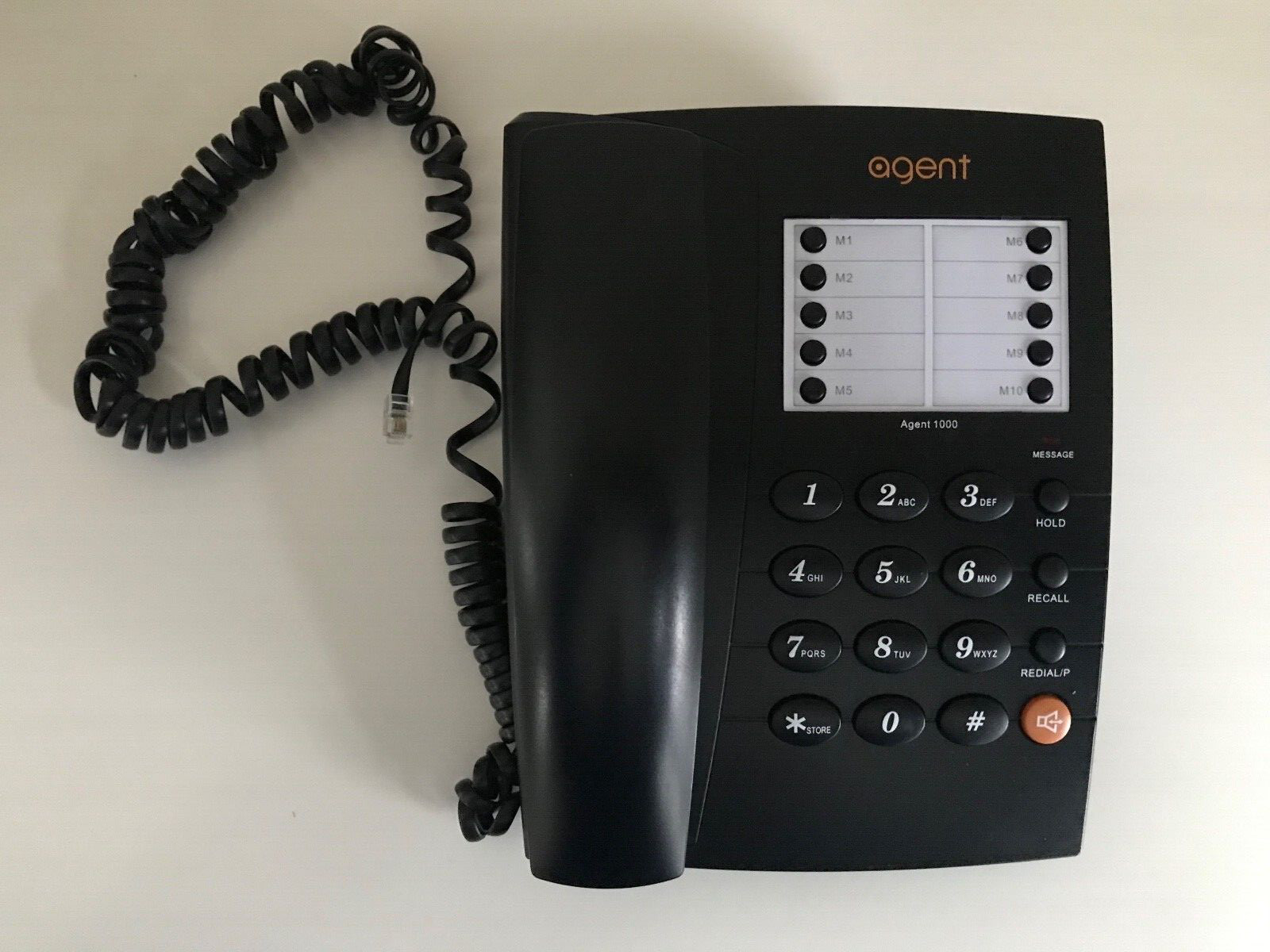 Agent 1000 Telephone Handset, Analogue 2 Wire