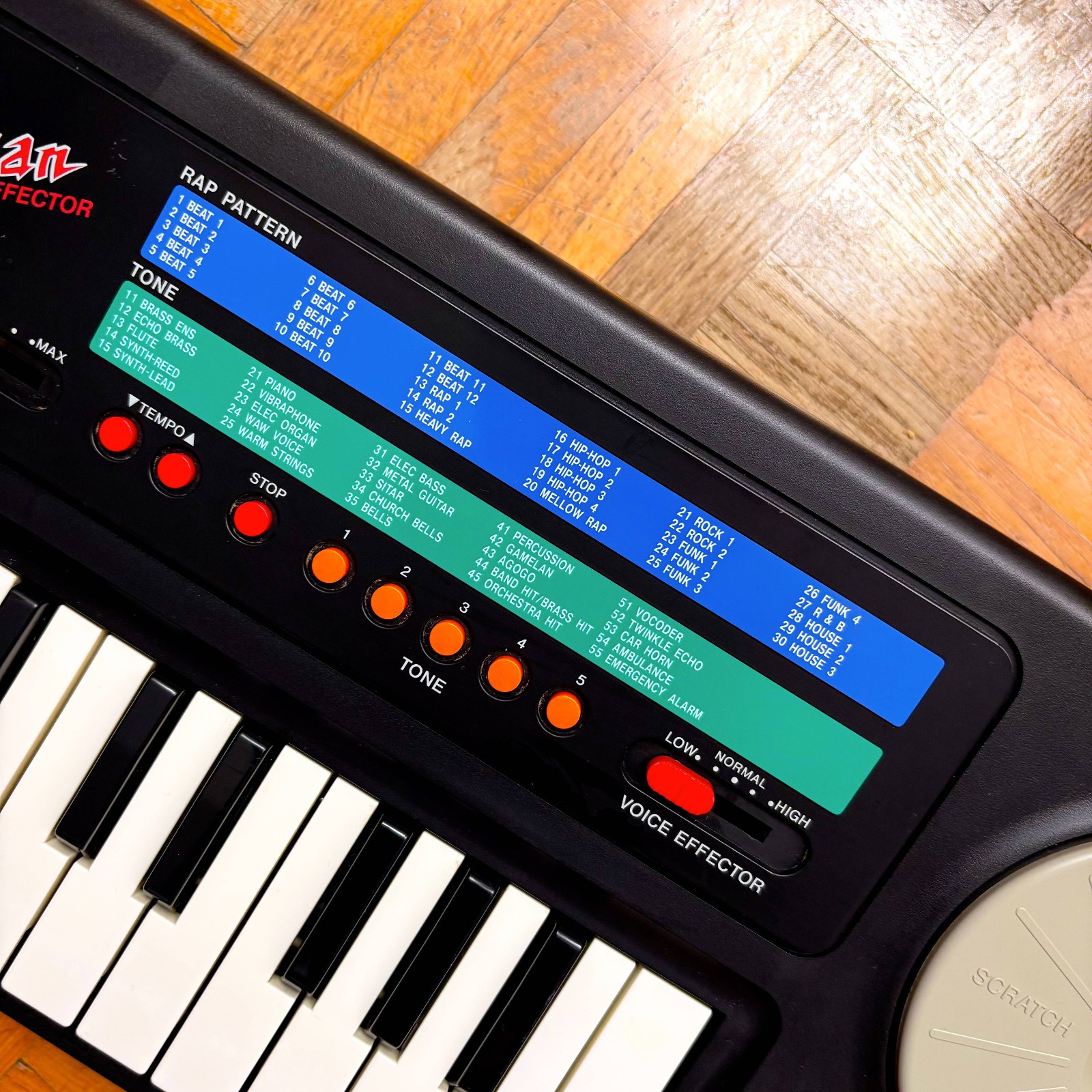 Casio Rapman (Japan,1990) Toy Synth Vocoder and Voice Effector! With microphone!
