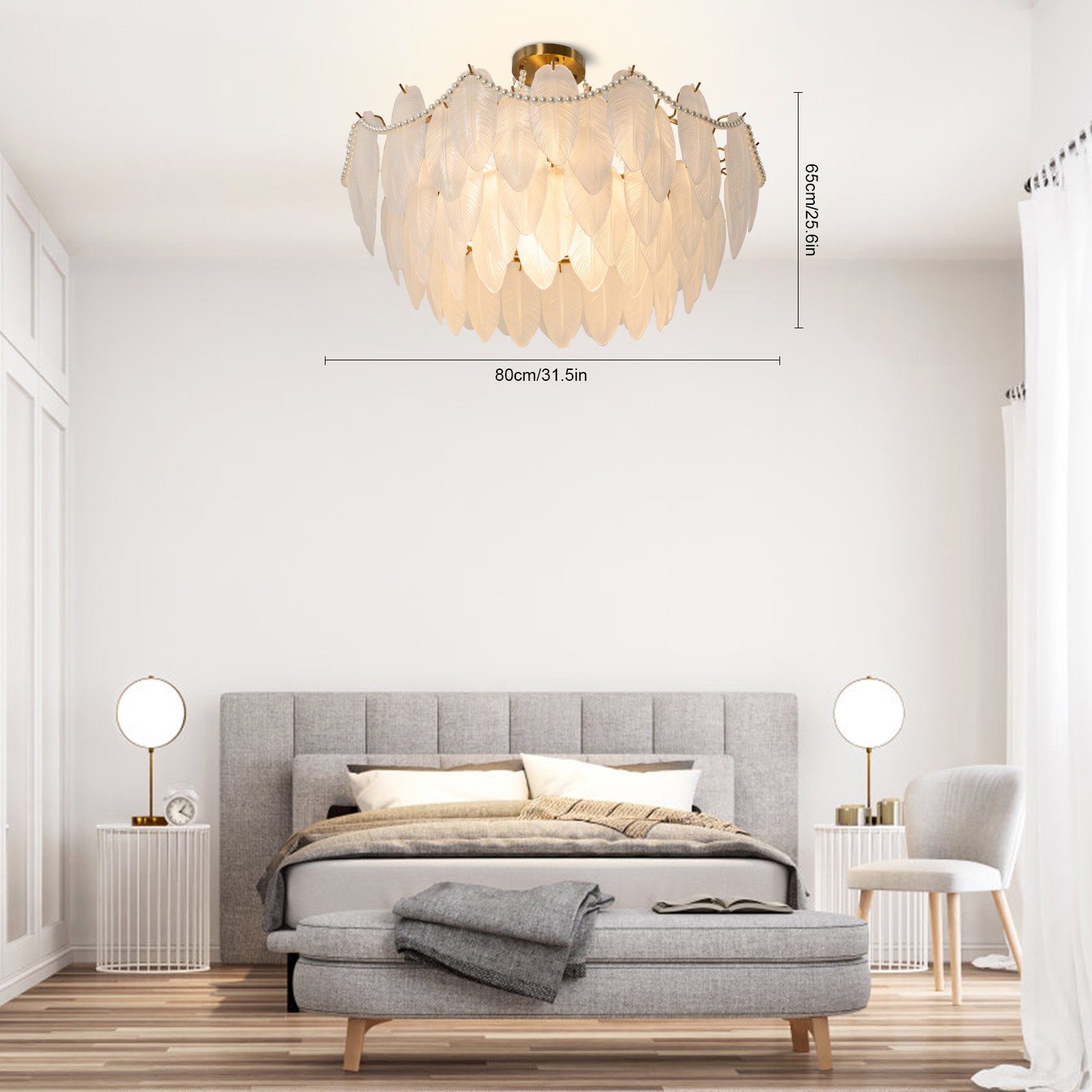 Luxurious Glass Chandelier Light Pendant Ceiling Lights Chandeliers Lighting New