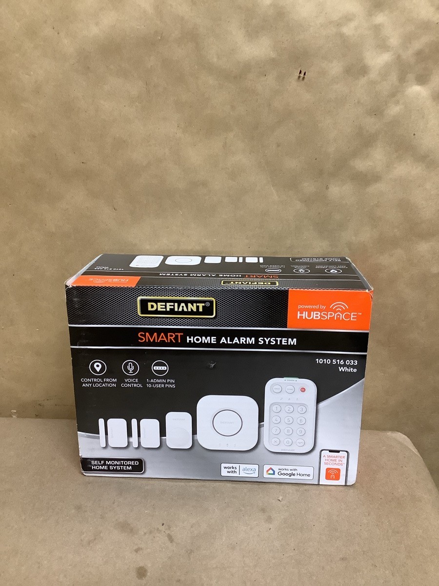 DEFIANT SSCGA00CWBP4 SMART HOME ALARM SYSTEM KIT IN BOX (G29021944)