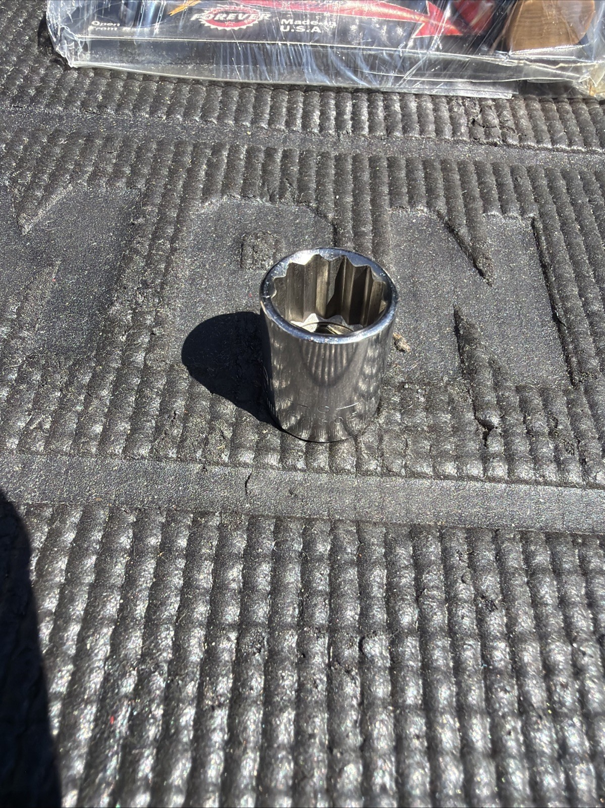 Sears Craftsman Size 14mm x 3/8" Drive 12 Point Socket 44305 G Flank Drive