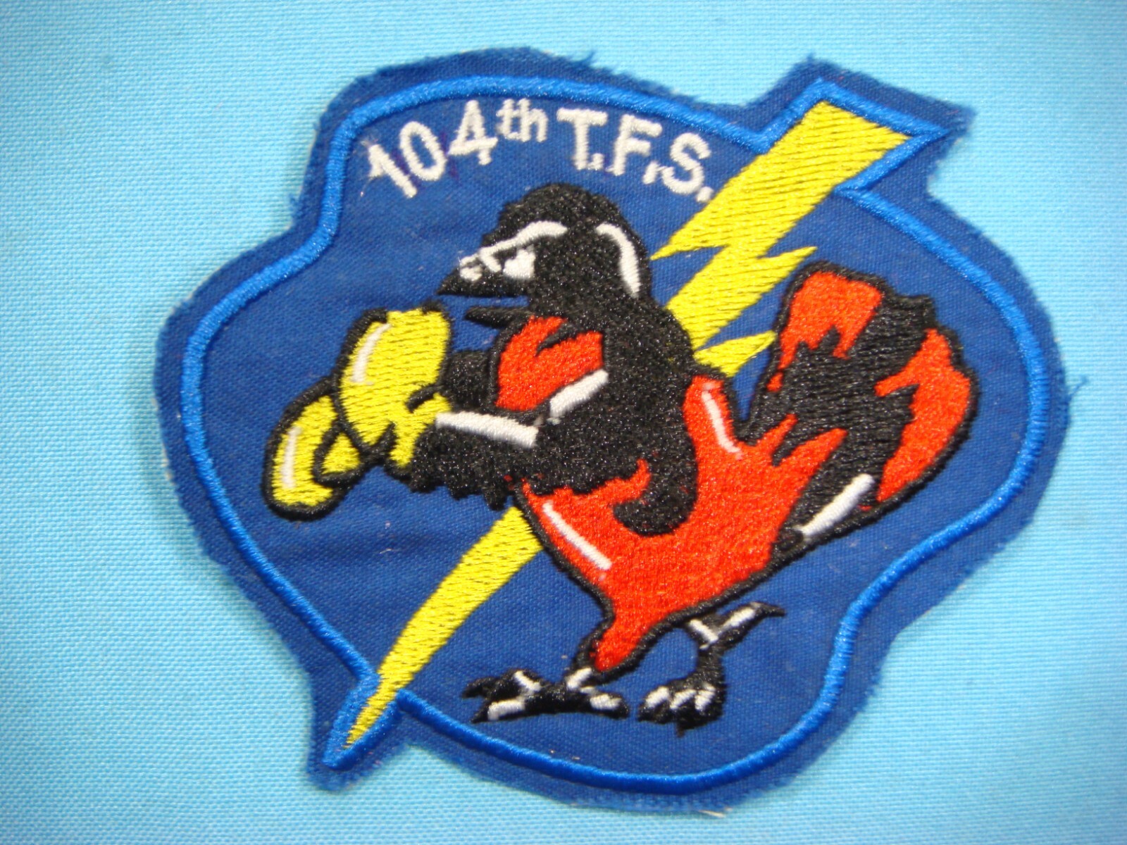 VIETNAM WAR PATCH, US 104th TACTICAL FIGHTER SQUADRON