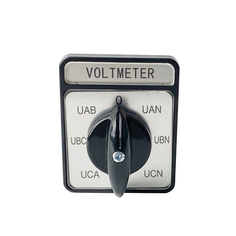 Rotary Selector Cam Switch Voltmeter Changeover 3 Phase 4 Wire 7 Position 690V