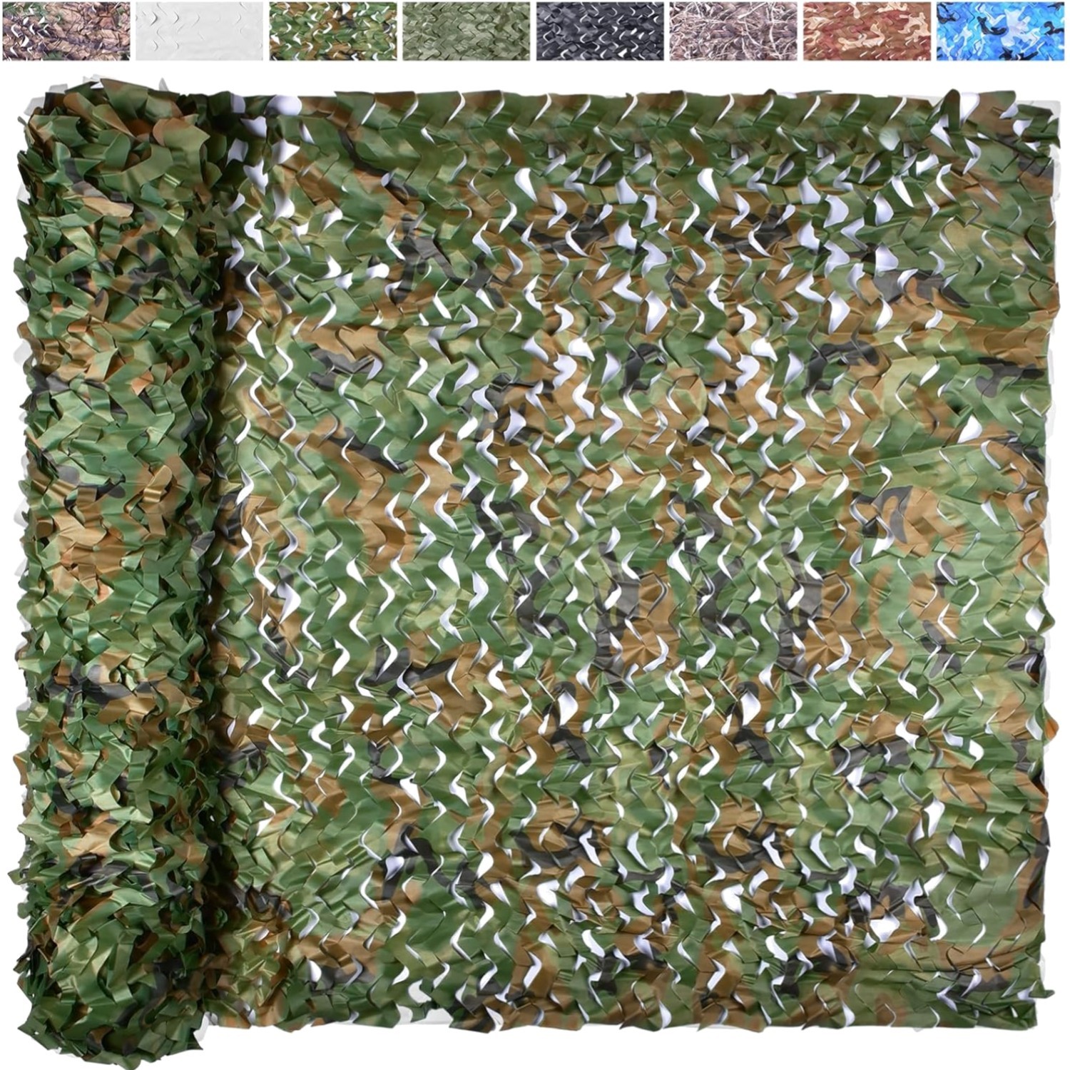 Camo Netting 4.9 ft × 6.5 ft Camouflage Net for Hunting Blind Jungle Party