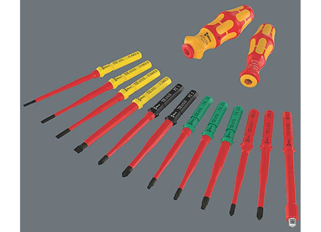 Wera Tools Kraftform Kompakt VDE 24 Allrounder Set 25-Piece Insulated Ratchet