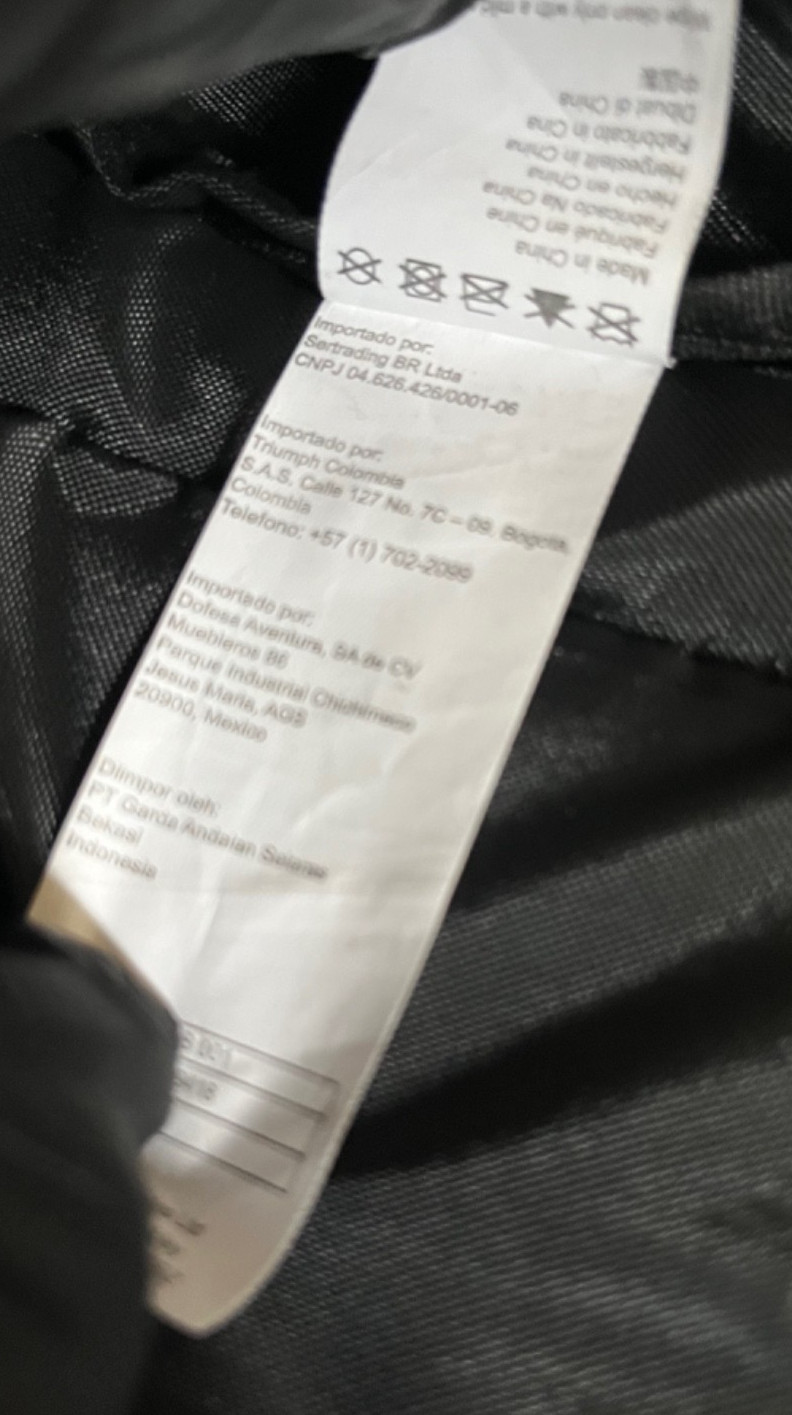 Triumph Motorcycle Backpack Black
