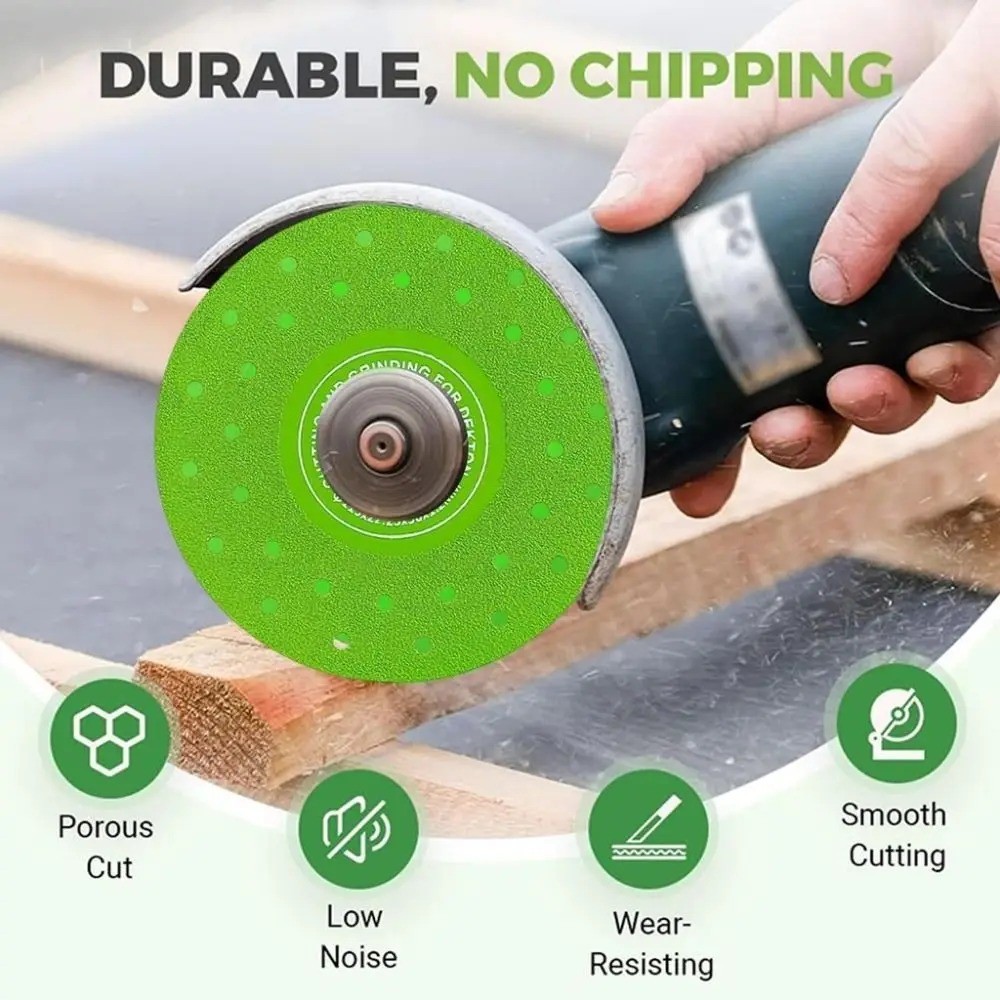 3PCS Rock Plate Flat Grinding Blade Tile Chamfering Cutting Sanding Blade Wheel