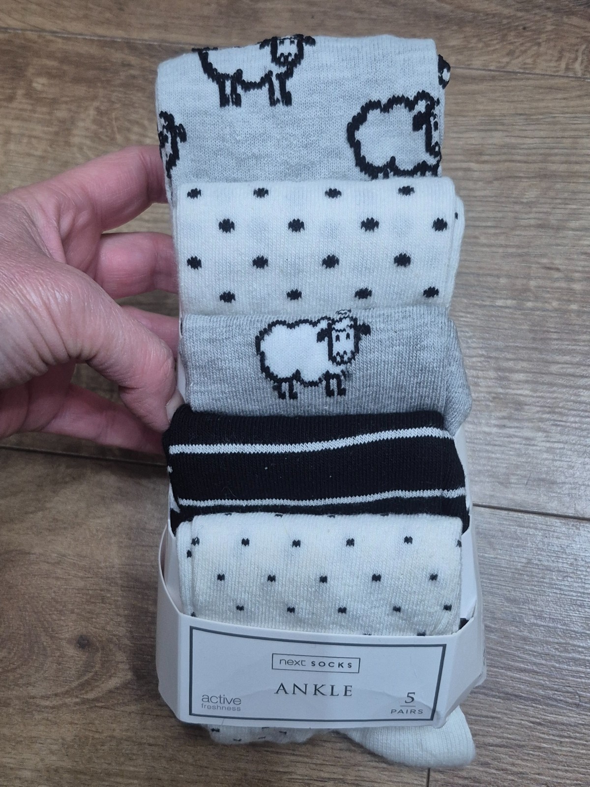 Next Women 5 pack Sheep Ankle Socks Size: One Size BNWT