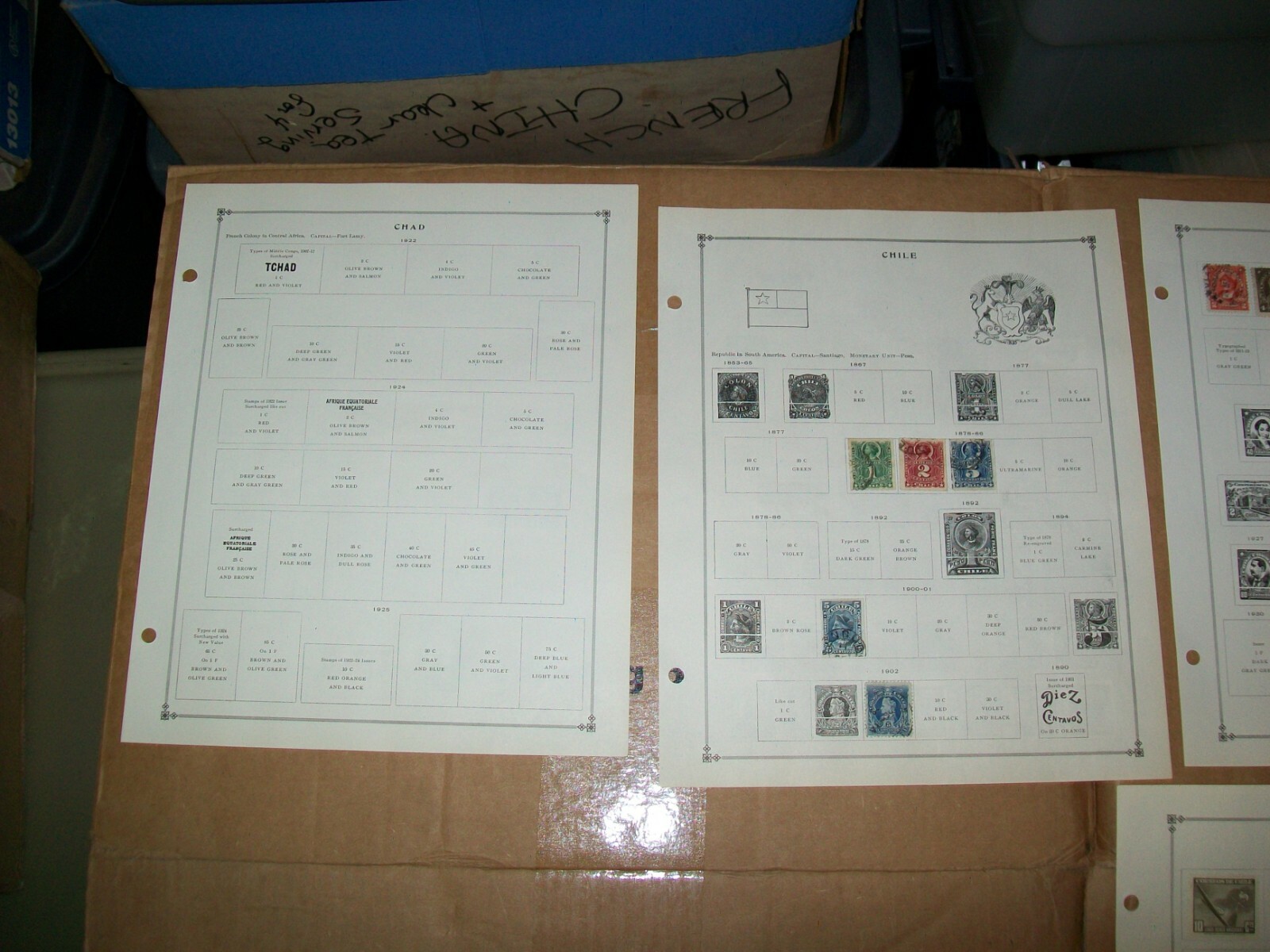 1886 - 1945 Chile Stamp Sheets Lot 92