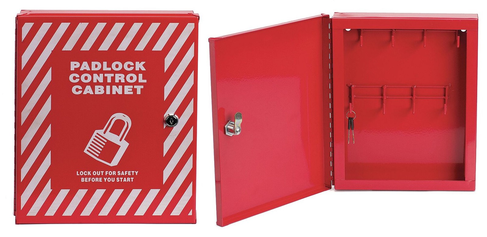 Brady - LR008E - Brady Red Steel Lockout Device Station - 12 in Width - 10 in