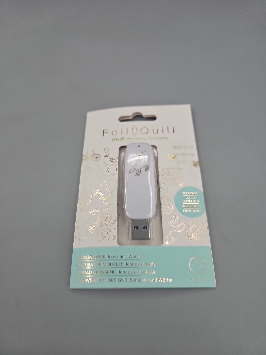 Foil Quill Design Drive Icons And Words Brand new sealed