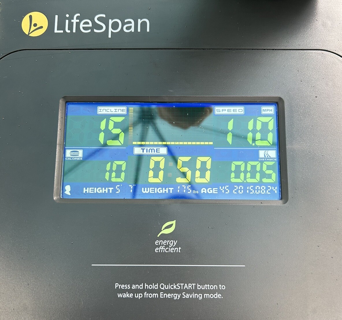 Treadmill LifeSpan TR 1200i Console/Display