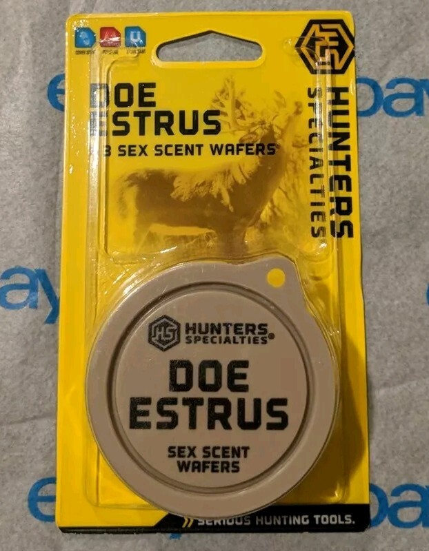 Hunters Specialist Doe Estrus 3 Sex Scent Wafers New