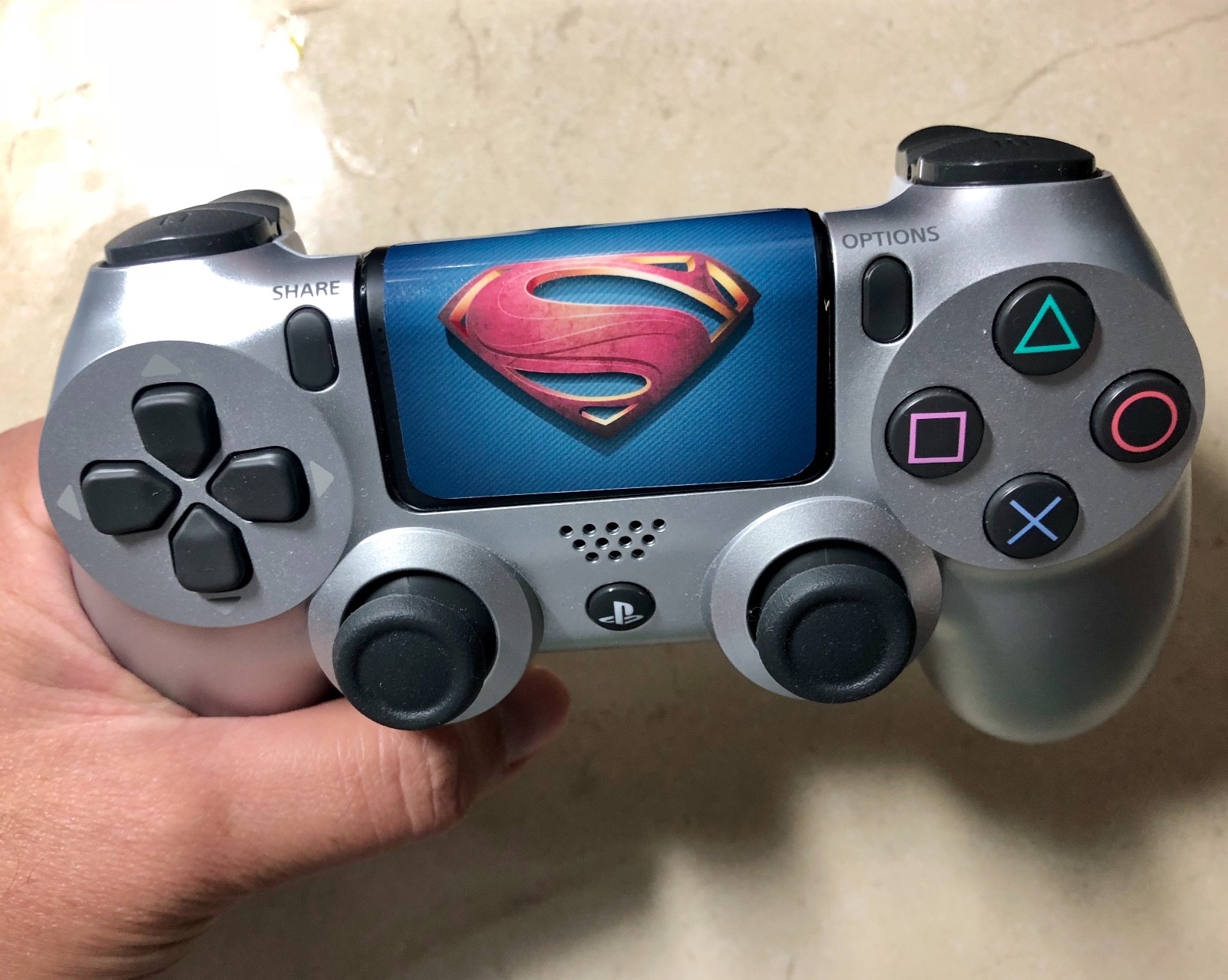 Superman Man of Steel PS4 Playstation 4 Controller Touchpad Decal/ Sticker