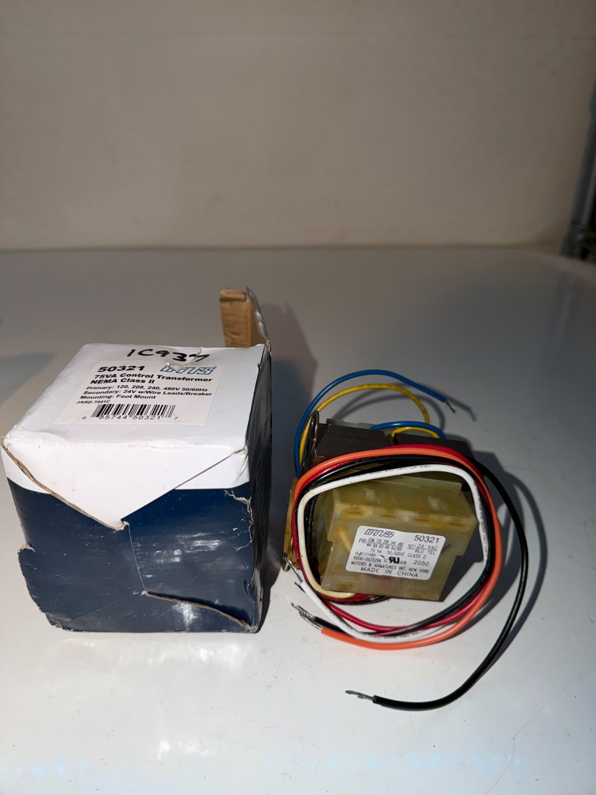 NEW OPEN BOX MARS 50321 75VA CONTROL TRANSFORMER