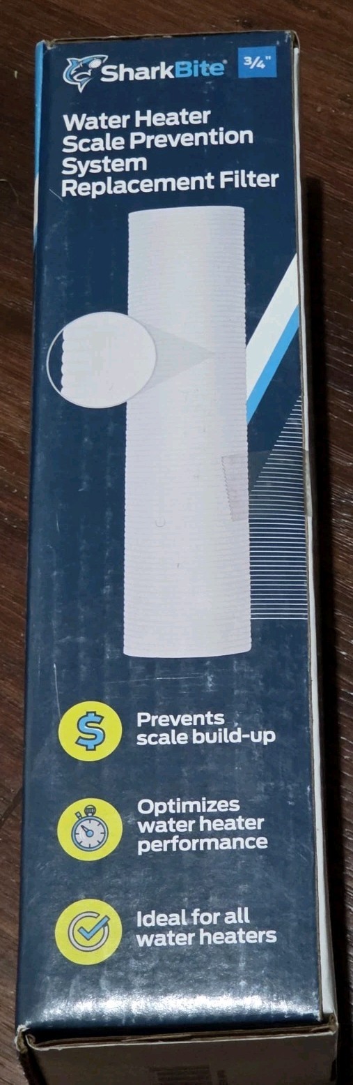 SharkBite Water Heater Scale Preventor System + Replacement Filter Bundle – NEW