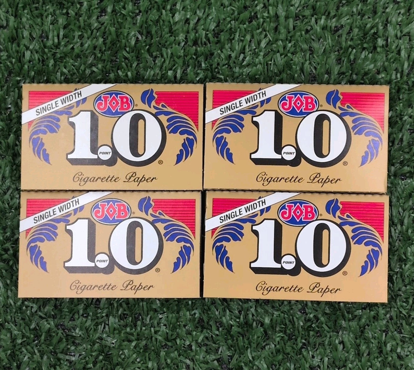 Job 1.0 Cigarette Rolling Papers 4 Booklet Packs -Free Shipping