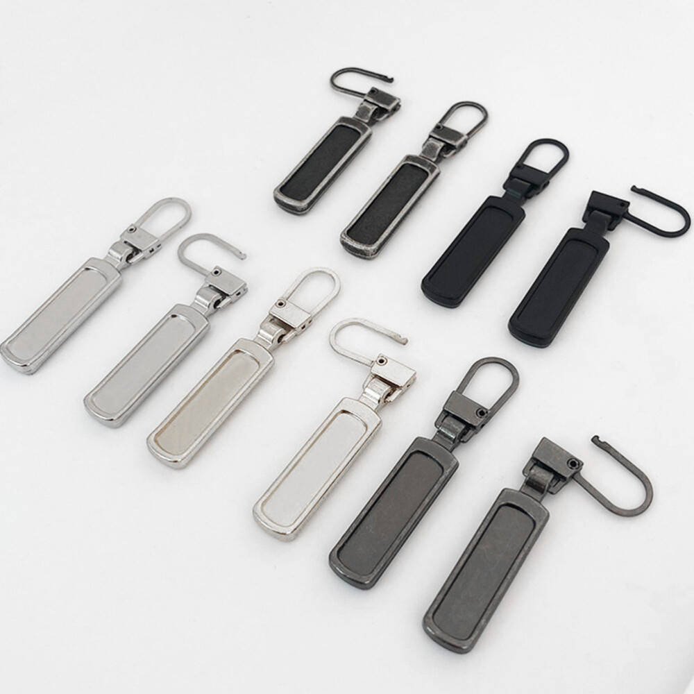 12PCS Replaceable Bag Garment Zipper Puller Zipper Heads Backpack Zipper Tabs