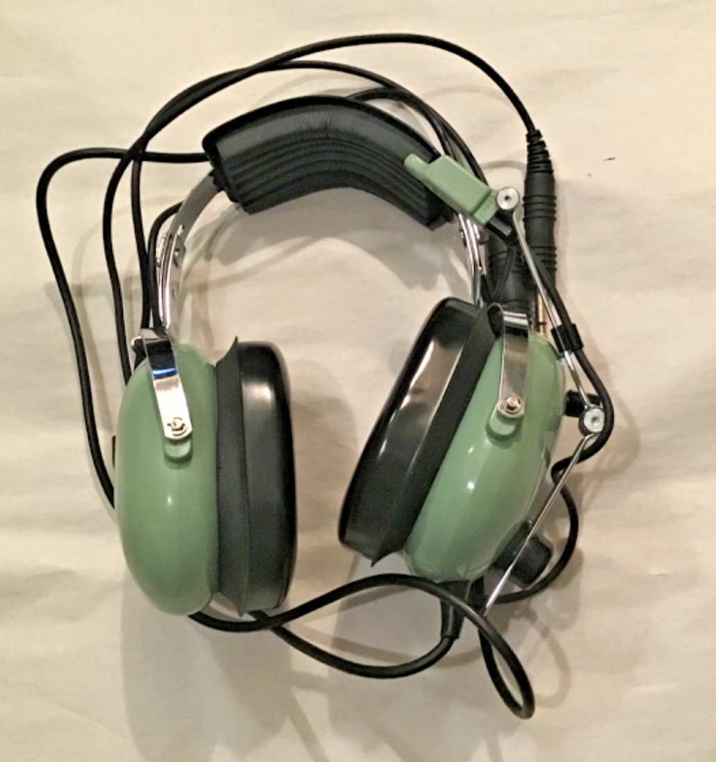 David Clark Headset  H10-40 w/NEW David Clark gel ear pads, tested OK 4/14/26