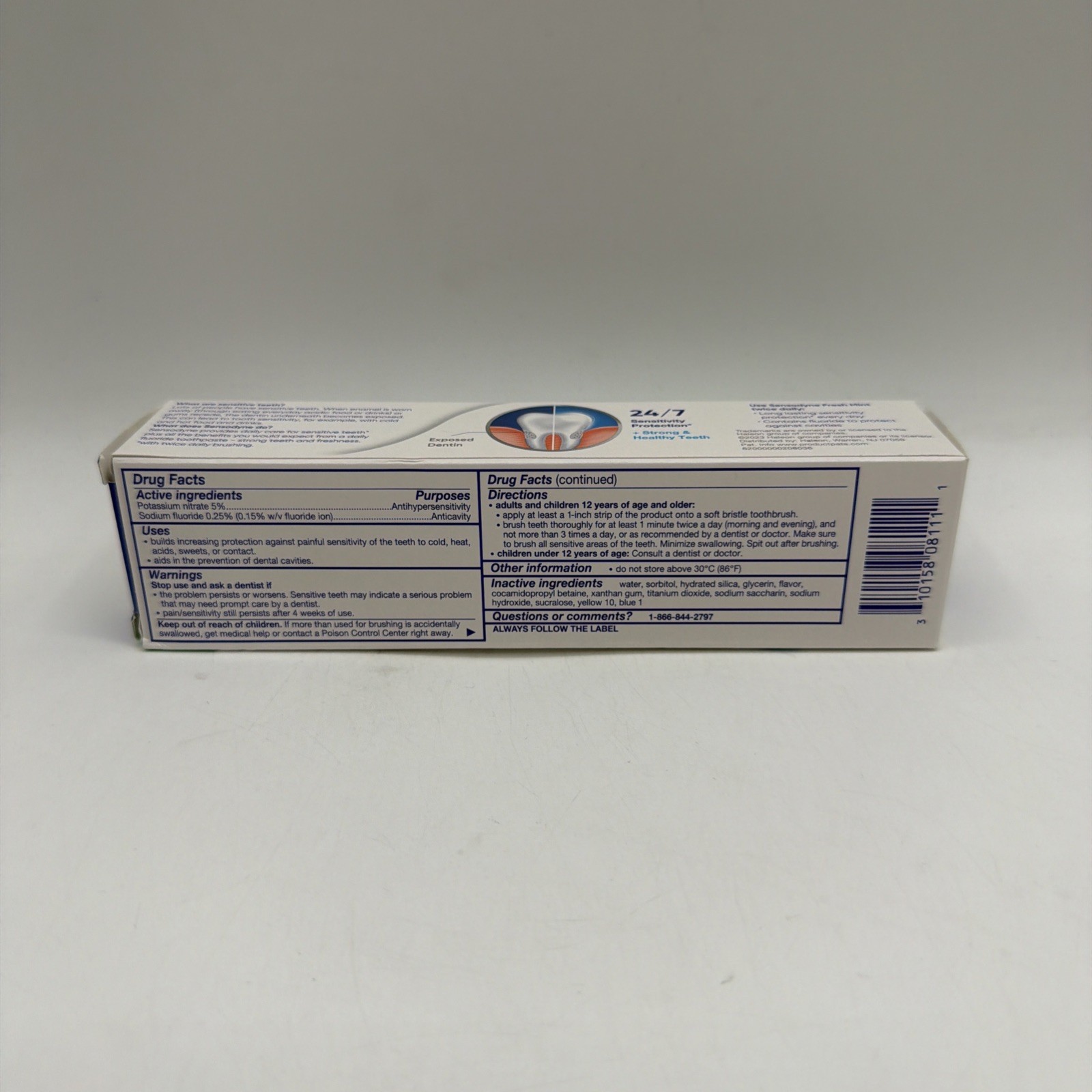 Sensodyne Toothpaste Fresh Mint 4oz 3 Pack