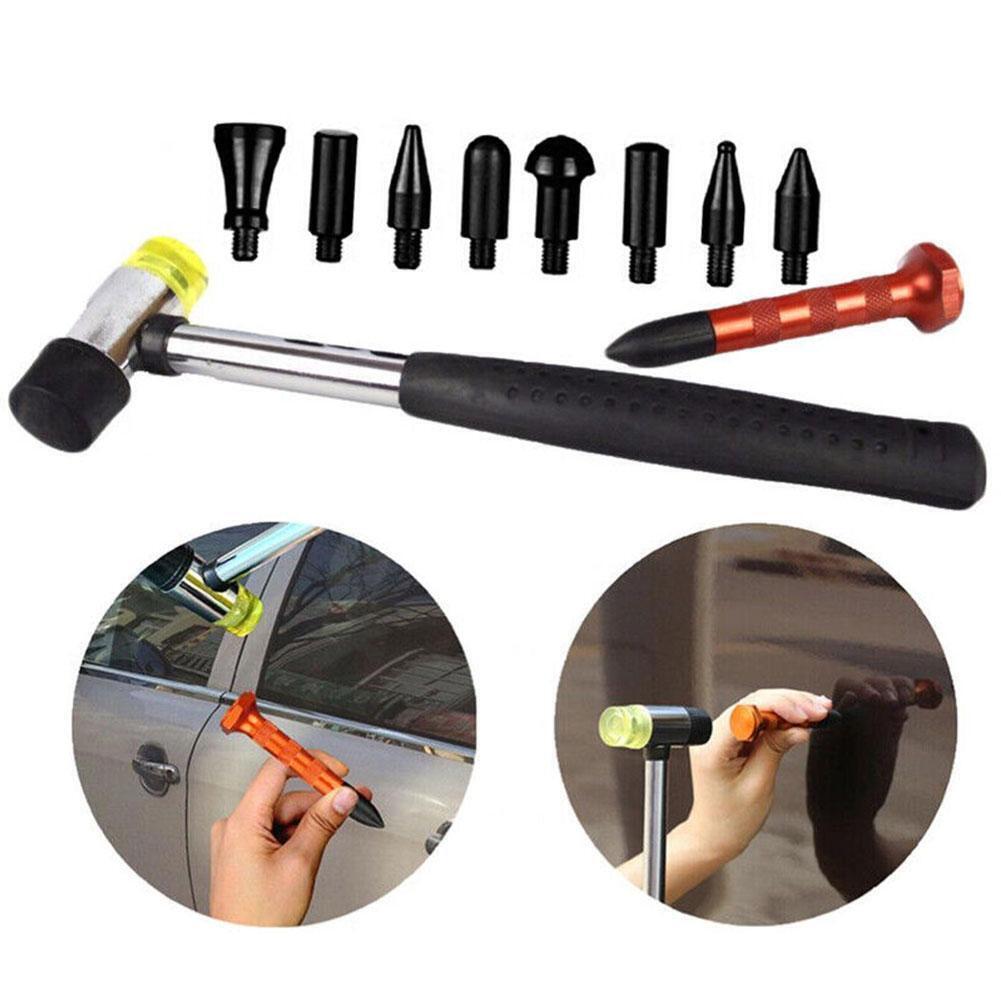10Pcs Paintless Dent Repair Tools Hail Ding Hammer Tap Down Pen Car Repair US