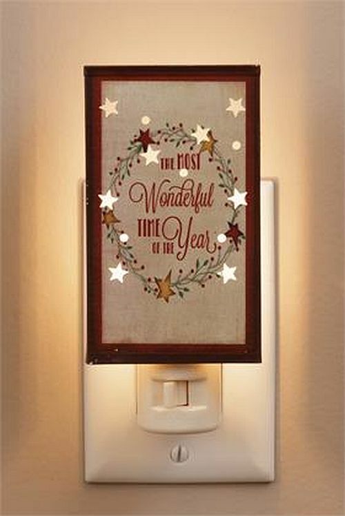 Audrey's, Night Light, Tin, MOST WONDERFUL TIME OF THE YEAR, New
