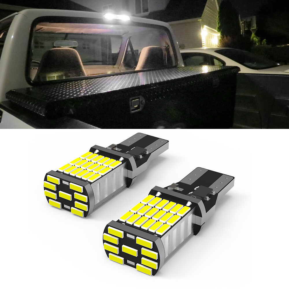 2Pcs 921 T15 LED Reverse Backup Light Bulbs 6000K White for Acura TL 1999-2014