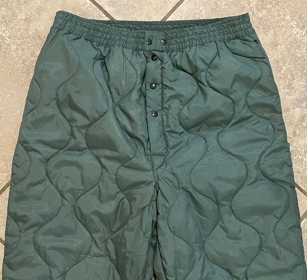 Vintage USAF Flyer Trouser Quilted Liners Size Large