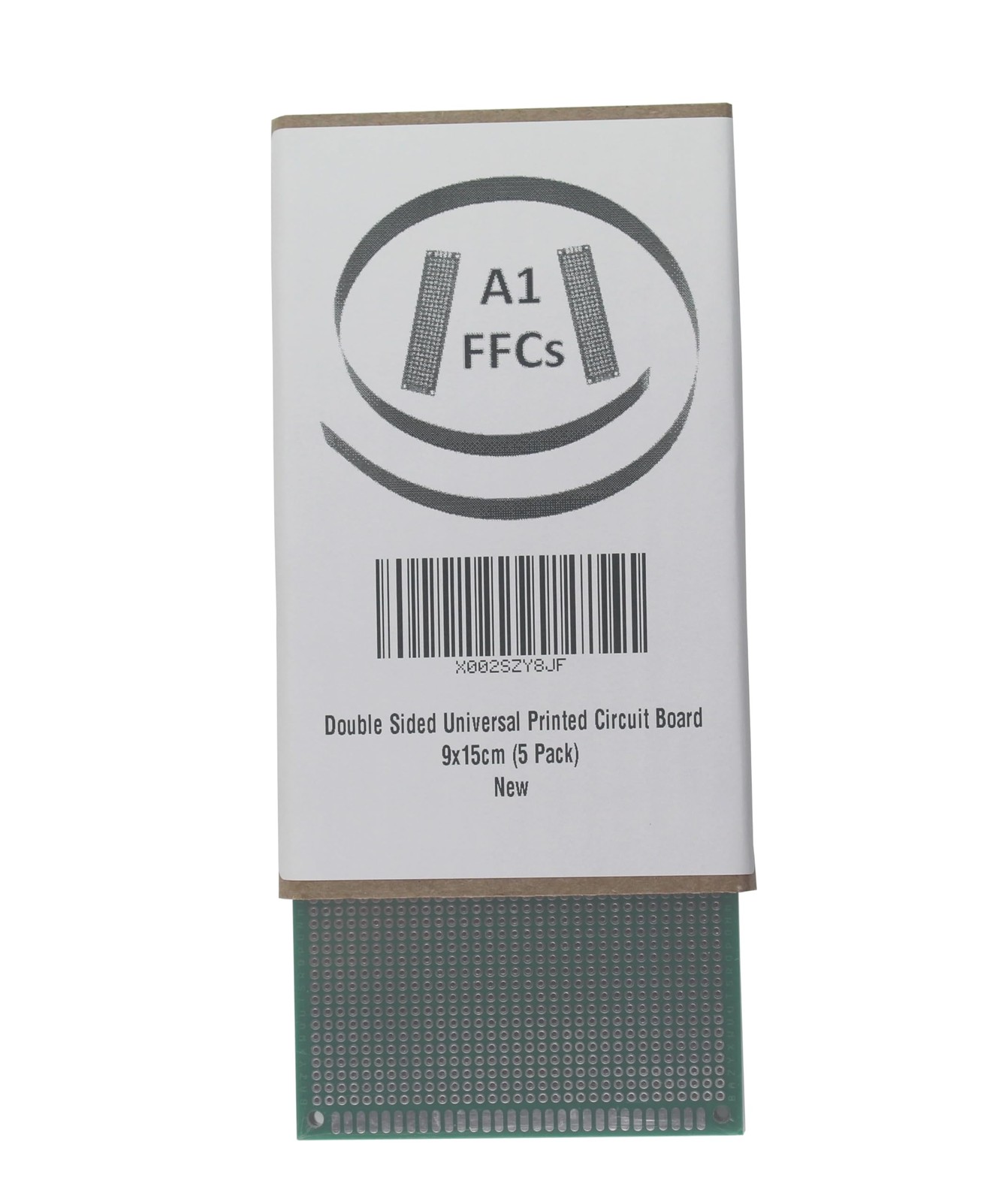 Double Sided Universal PCB Prototype Soldering Circuit Board - 9x15 (5 Pack)
