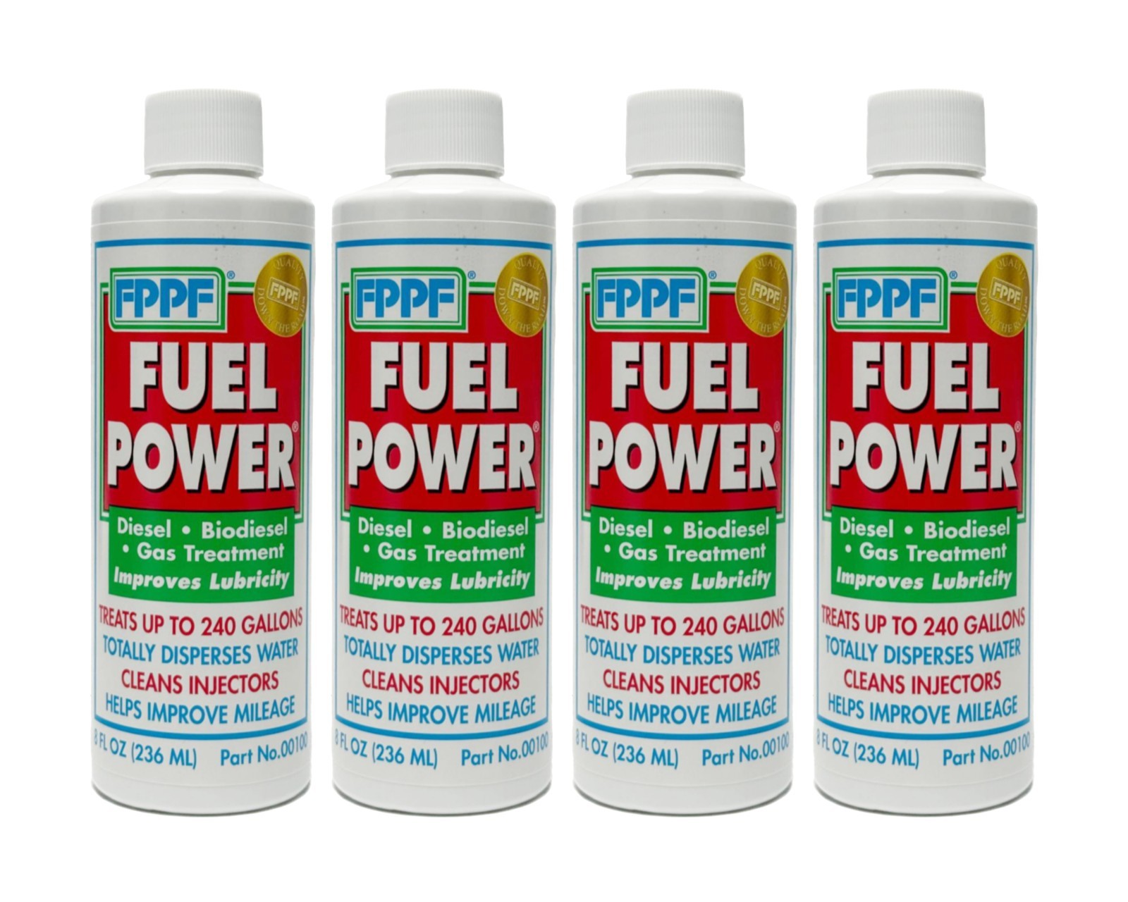 FPPF Fuel Power® 00100 Diesel & Gas Fuel Treatment – 8 oz. (Pack of 4)