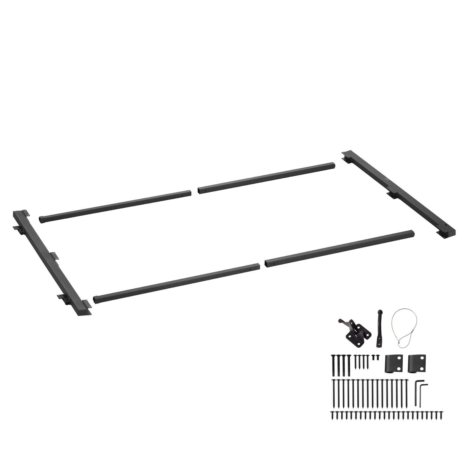 Adjustable Gate Building Kit, Fits 40 - 72 in Openings, 4 - 5 ft High Fence