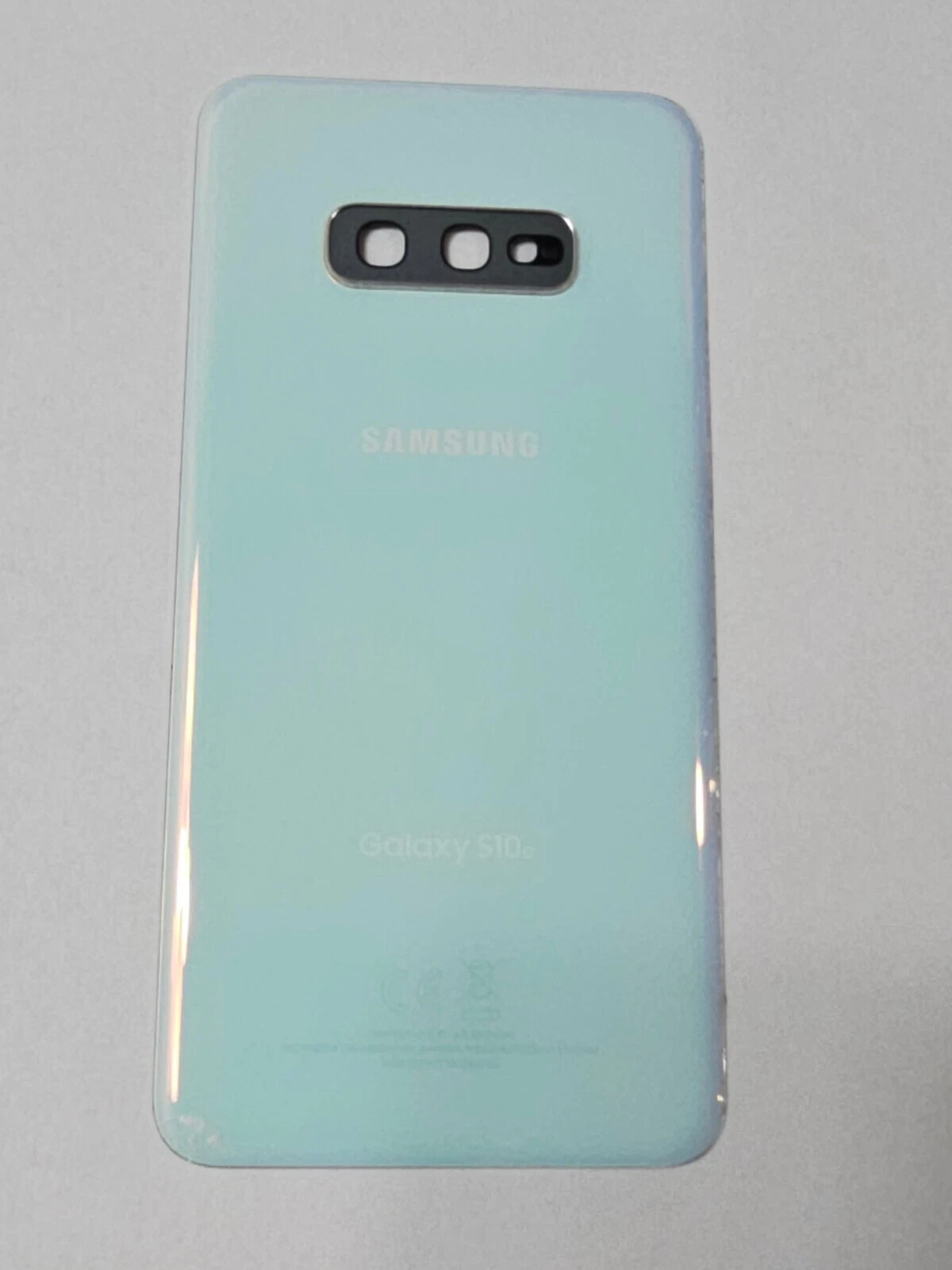 Original Samsung Galaxy S10e G970U Back Glass Battery Door Prism White