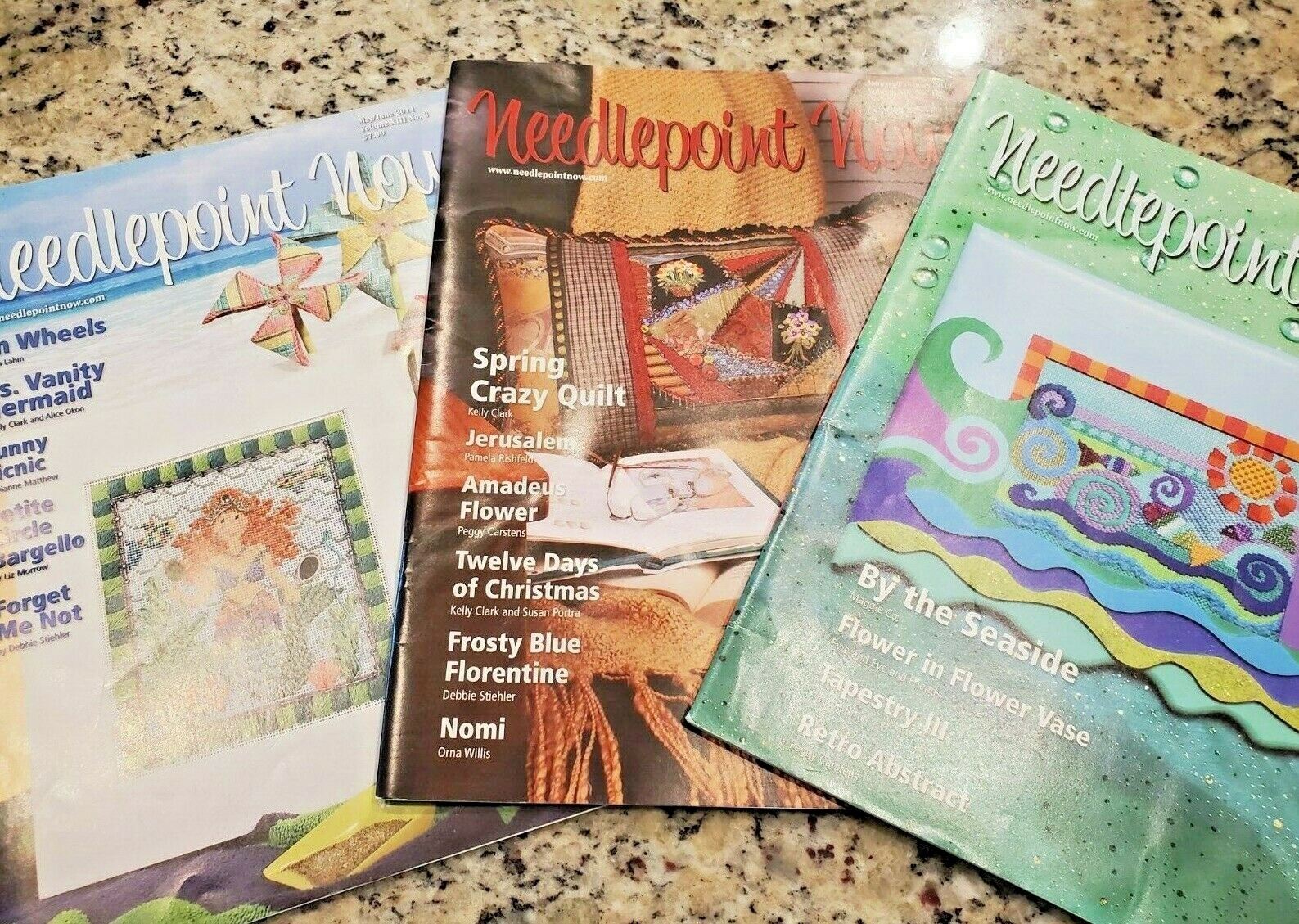 Needlepoint Now LOT of 3 issues 2011-20112 Winter January May/June EUC Free Ship