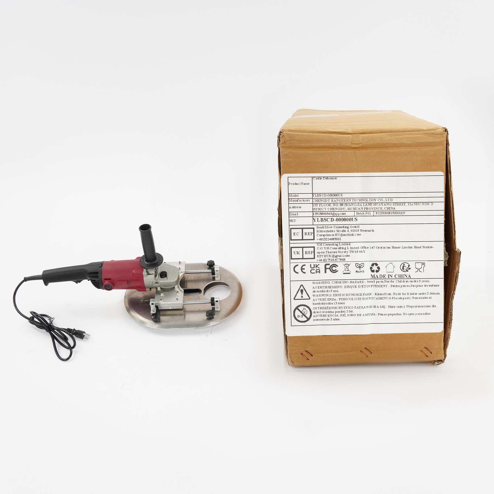 Electric Cattle Dehorner Cow Horn Remover Portable Electric Horn Cutting Machine