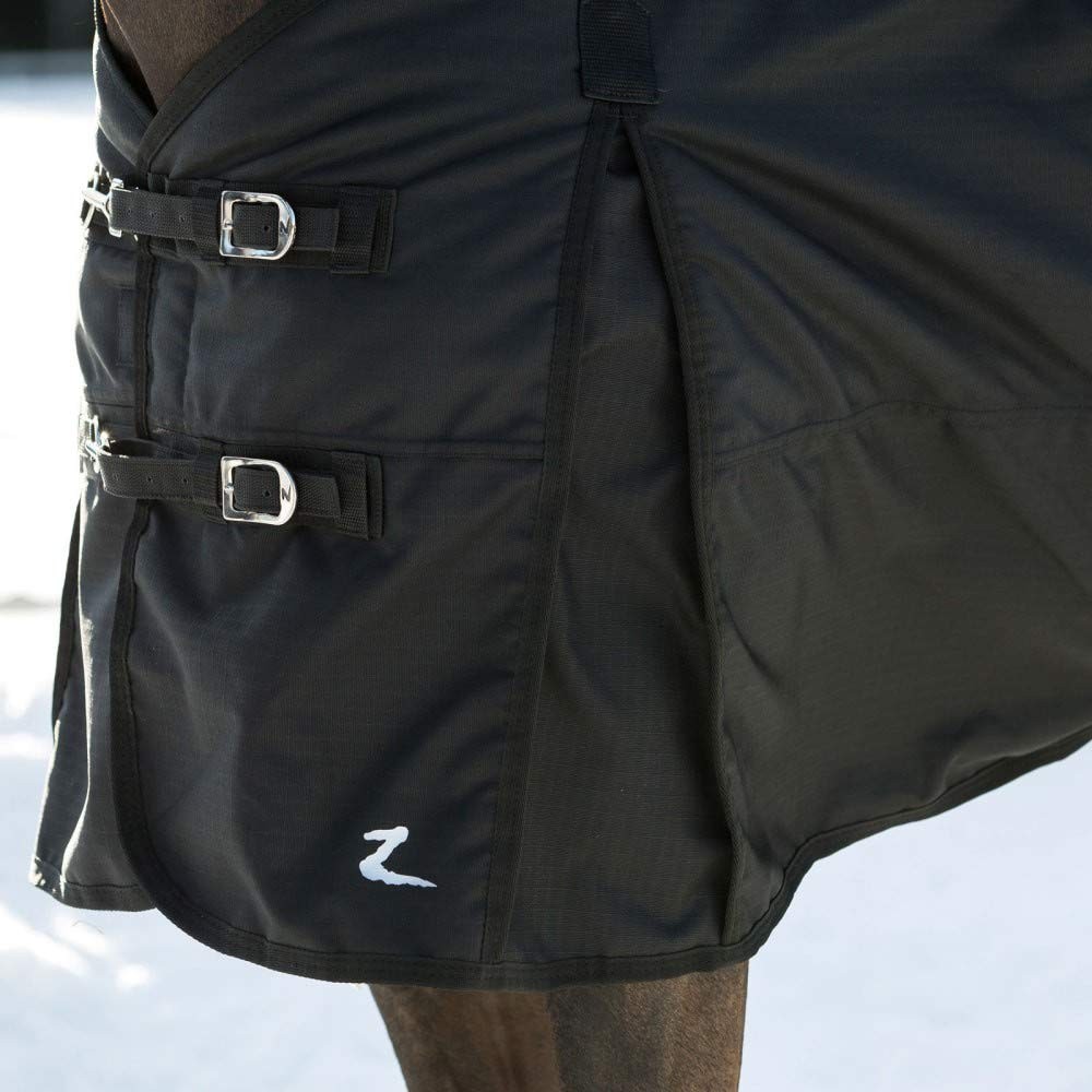 Nevada 1200D Lightweight Waterproof Horse Turnout Rain Sheet (No Fill) - Black -