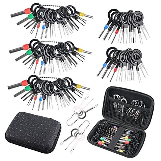 82pcs Repair Kit - Wire Connector Terminal Pin Extractors, Electrical Wiring