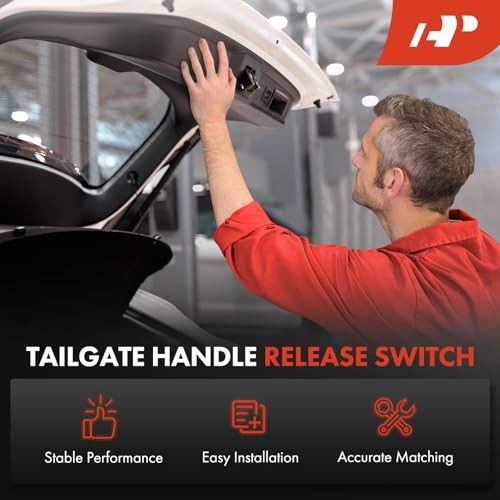 Tailgate Handle Release Switch Compatible with Mini Cooper 2002-2008, Rear