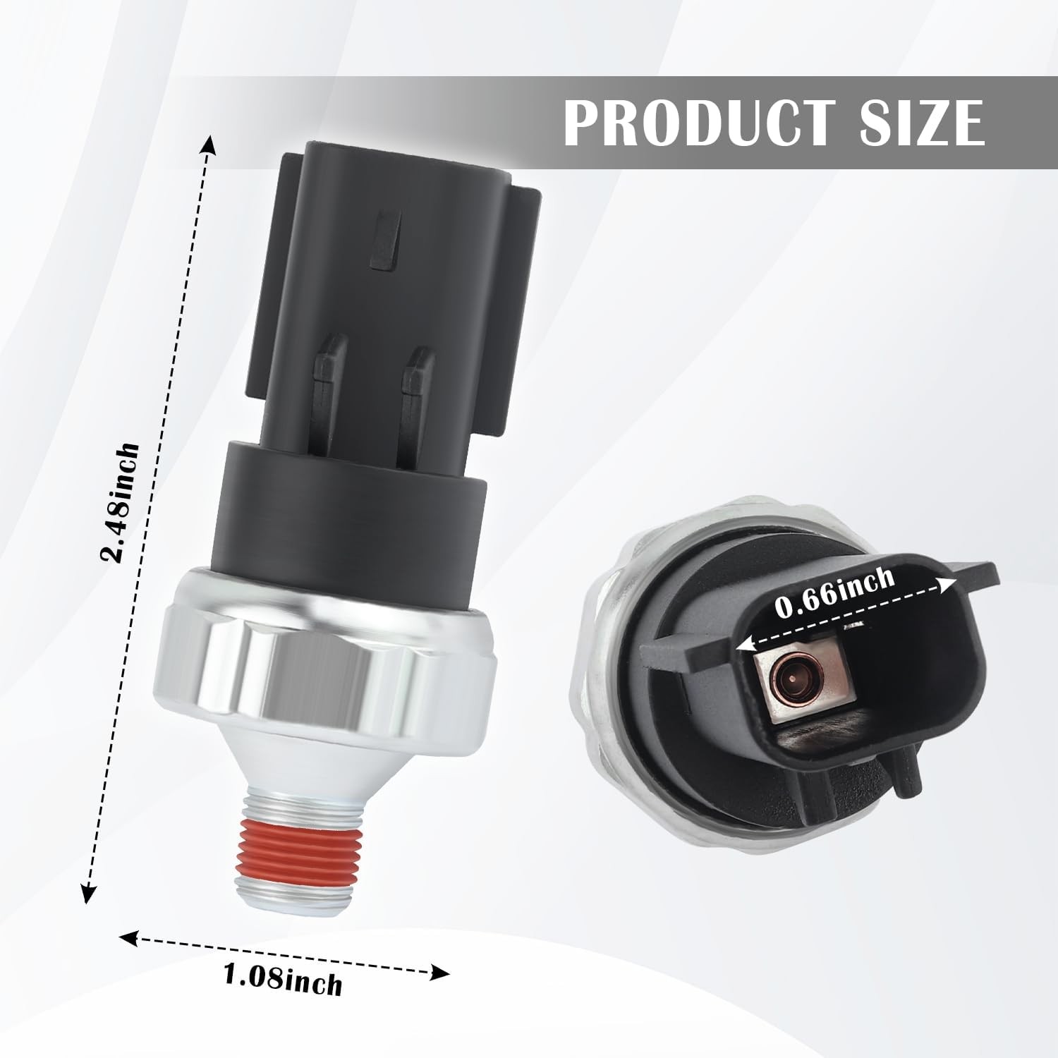 PS404 Engine Oil Pressure Switch Replacement Black