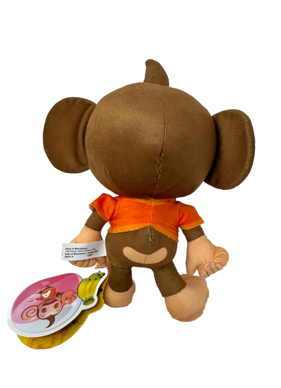 AiAi - Super Monkey Ball Game Stuffed Animal Plush Toy 9” New