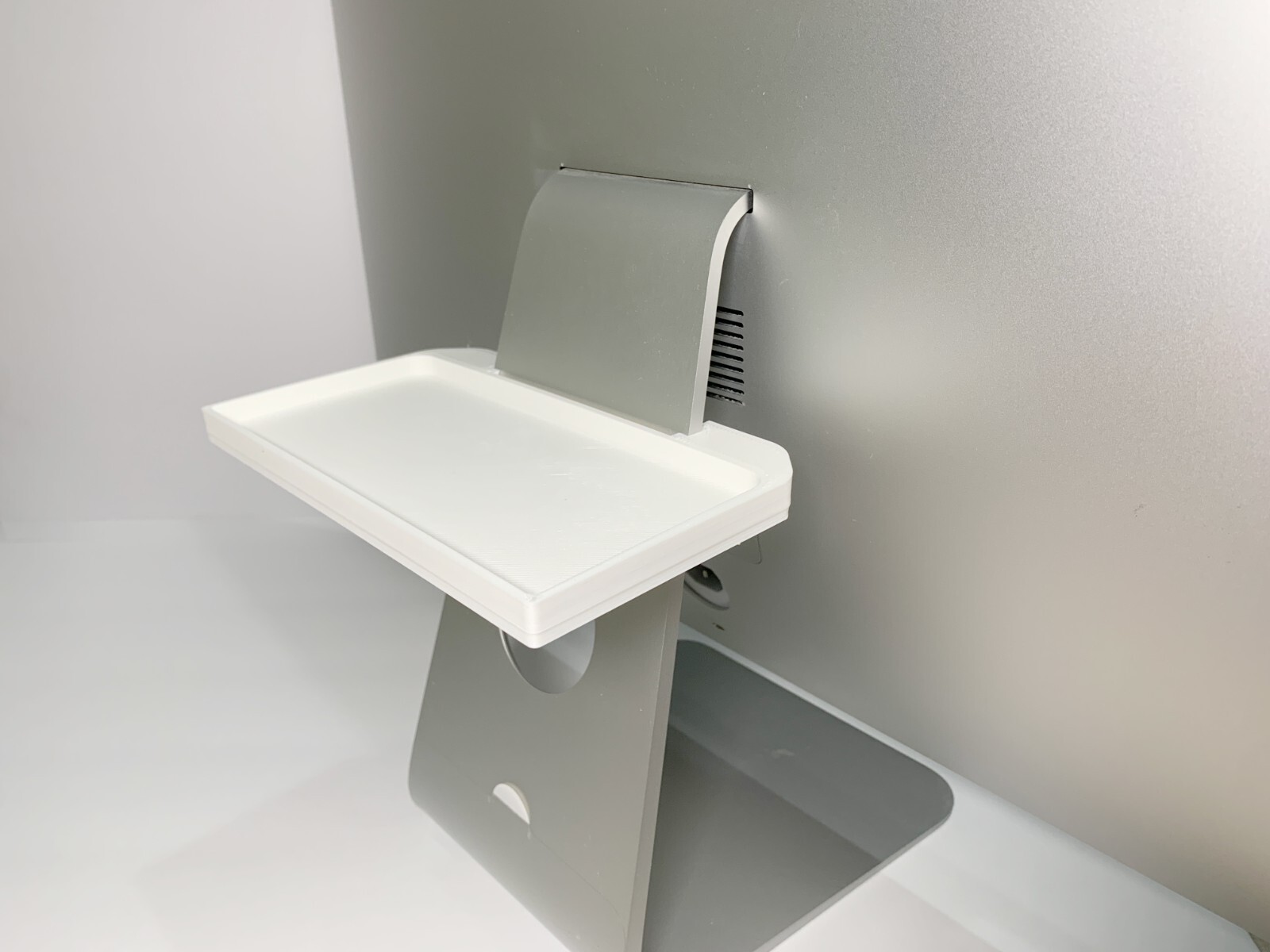 Apple iMac Hidden Storage Shelf for 27 Inches iMac | Large Hard Drive Organizer