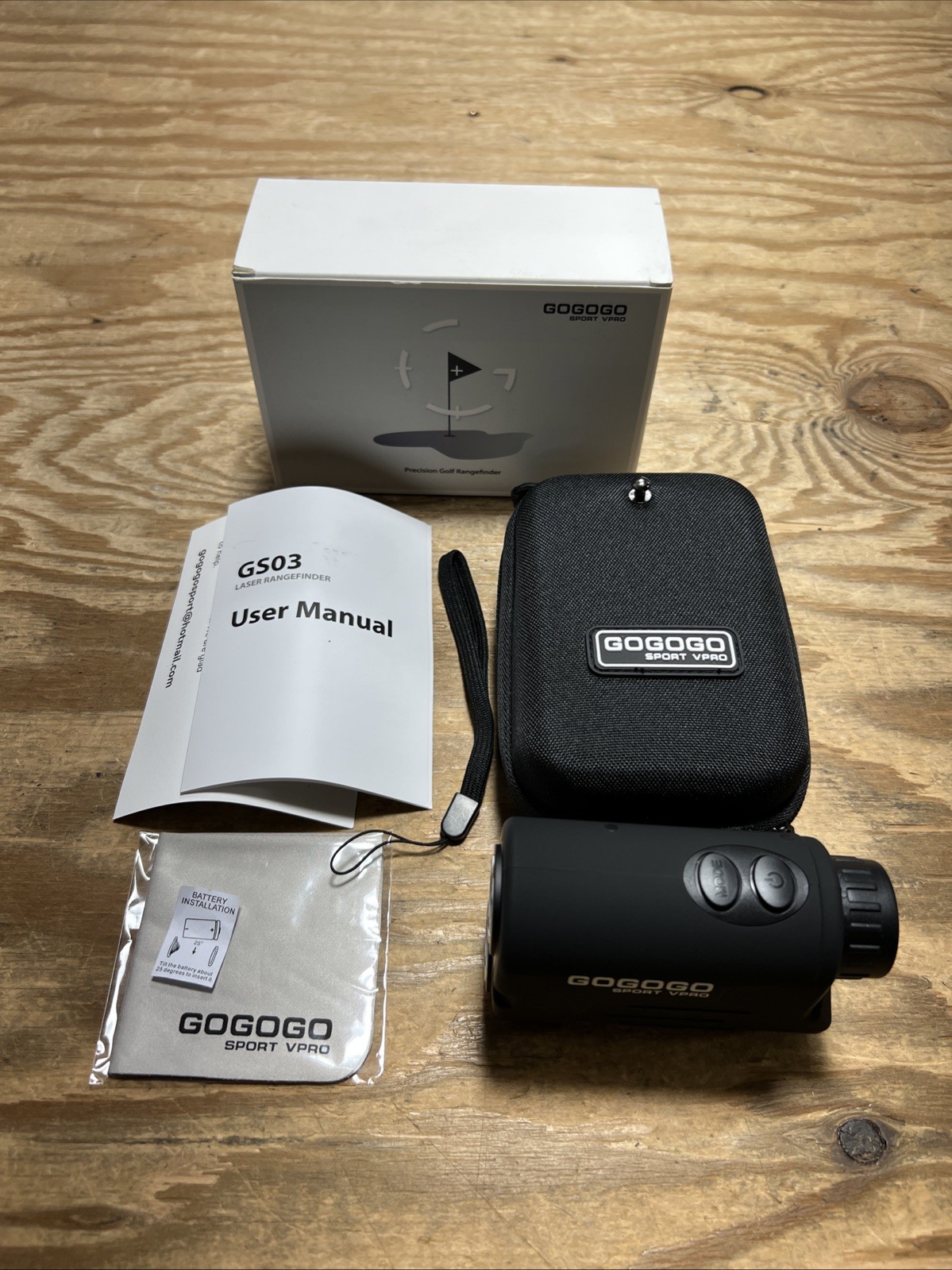 Gogogo Sport Vpro Laser Golfing Hunting Rangefinder GS03 1000 Yards Laser