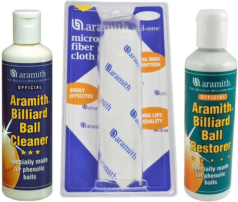 Pool Ball Cleaner and Towel Kit