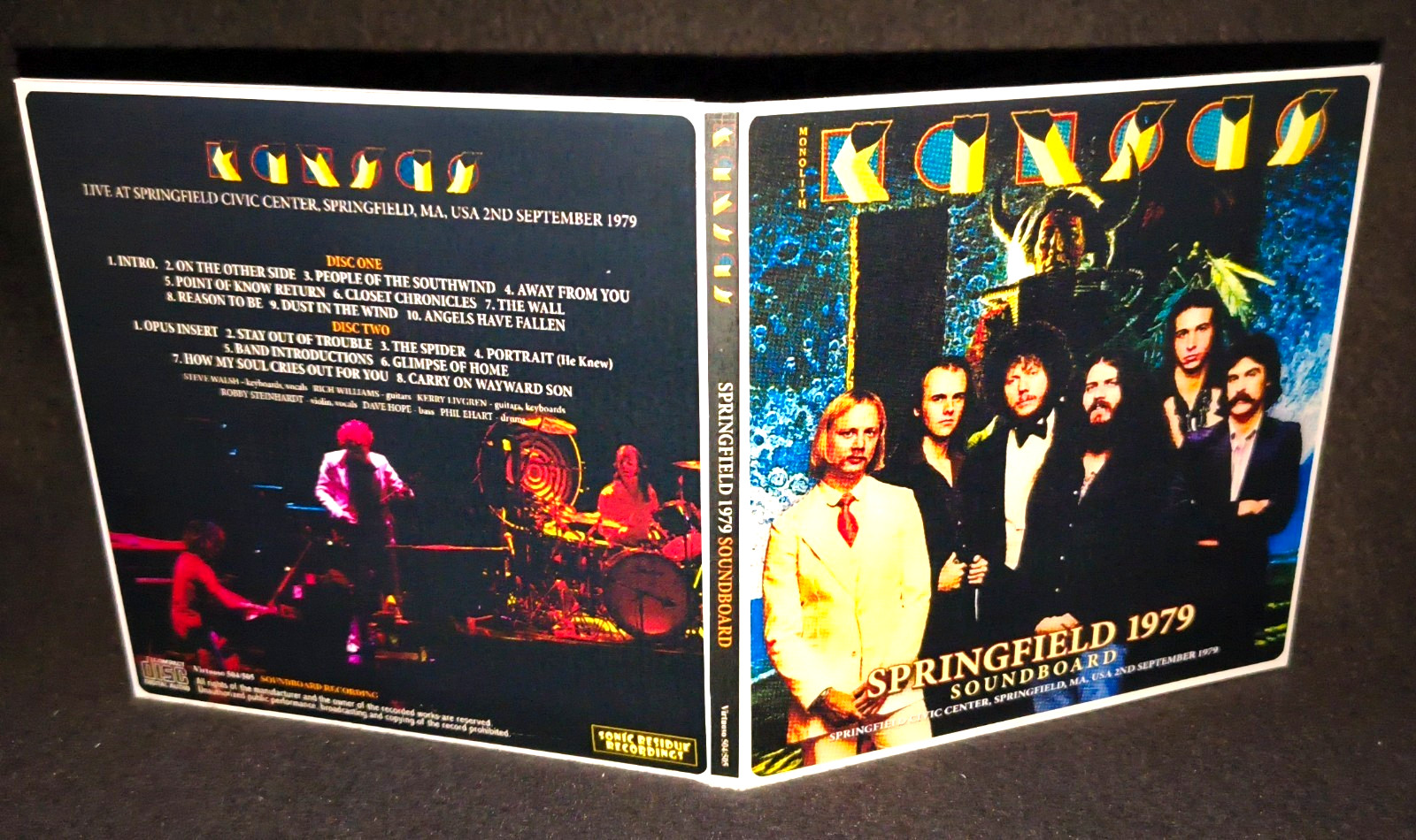 Kansas Springfield 1979 Gate Fold 2CD Package NEW