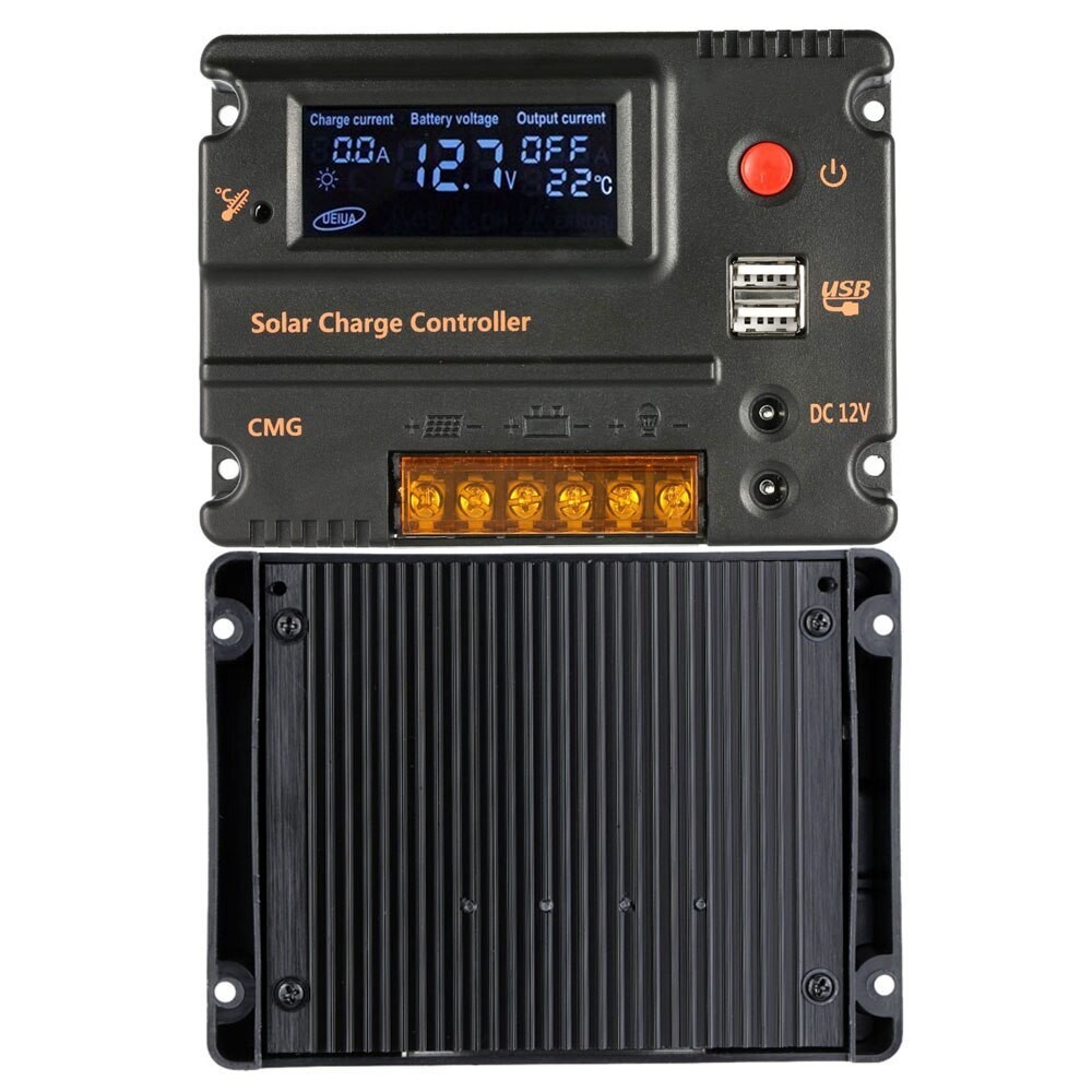 20A Solar Charge Controller Solar Panel Battery Regulator Auto Switch Controller