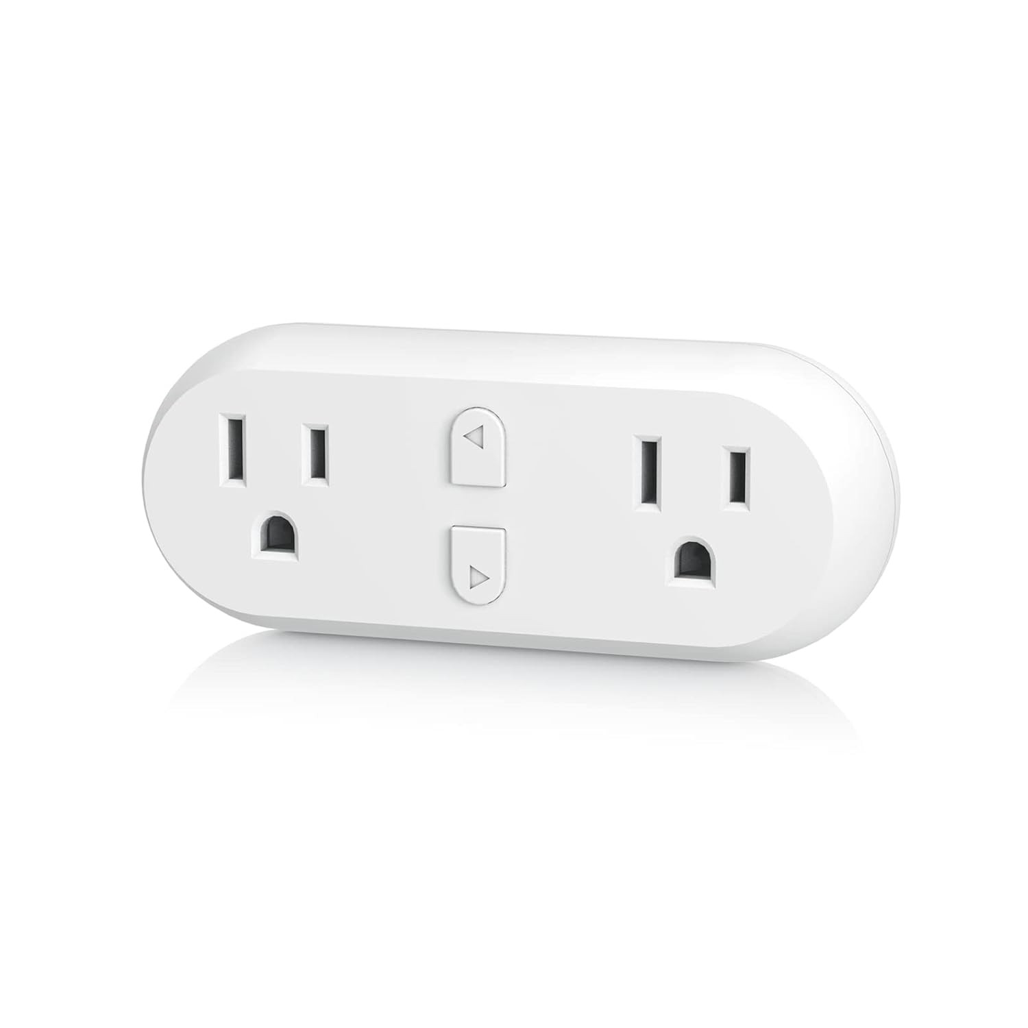 Smart Plug 15A, Wifi&Bluetooth Outlet Extender Dual Socket Plugs Works with A...